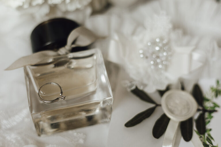 ring and the perfect wedding day perfume